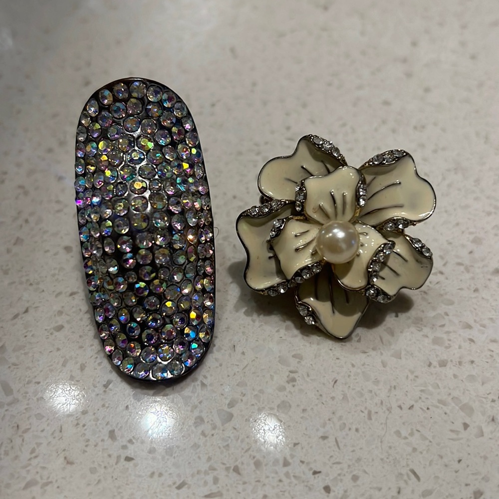 Fun costume jewelry rings